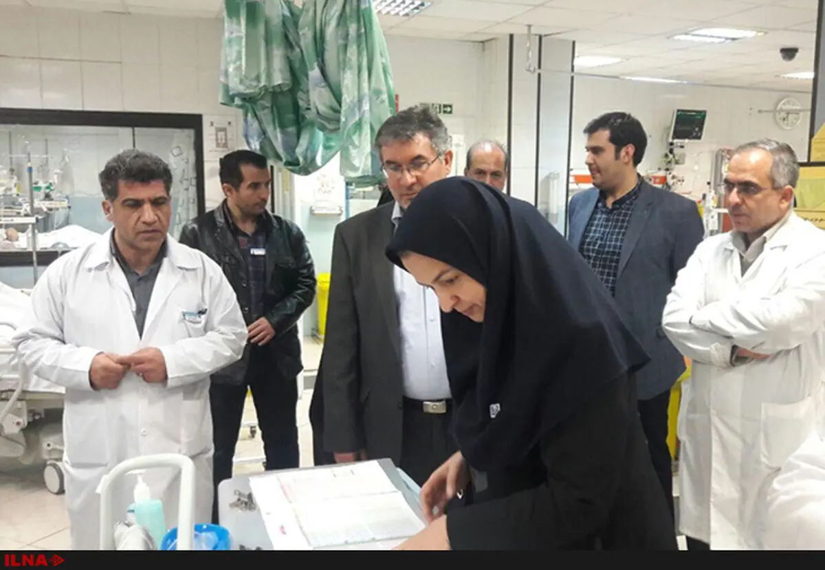 تعزیرات و دانشگاه علوم پزشکی تهران از بیمارستان ضیائیان بازدید کرد