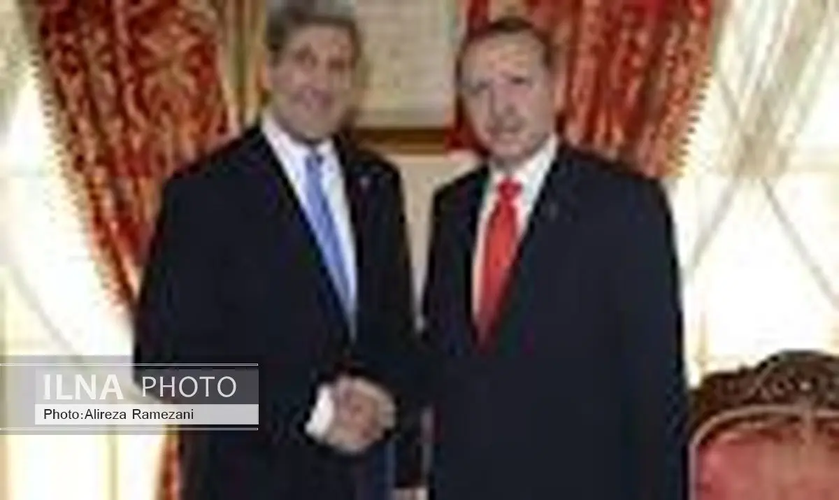 اردوغان و کری در واشنگتن دیدار کردند