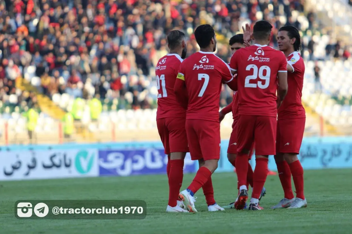 تراکتورسازی 3 - 0 نفت‌مسجدسلیمان؛ شروع امیدوارانه لیکنز با پرشورها