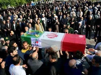 تشییع پیکر شهید مدافع امنیت سلیم جلیلیان در خرمشهر