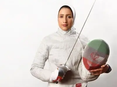 حضور بانوی گیلانی در اردوی تیم ملی شمشیربازی
