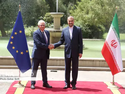 دیدار جوزف بورل با امیر عبداللهیان