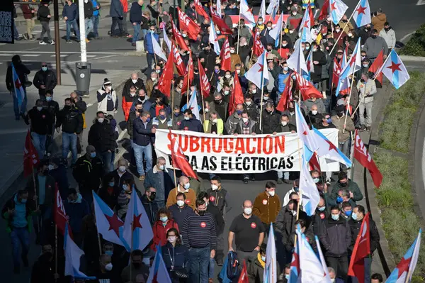 اعتصاب کارگران فلزکار اسپانیا در ویگو برای مزد