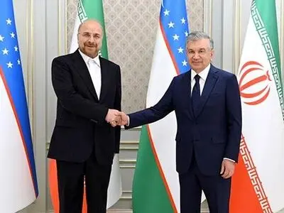 تأکید قالیباف و میرضیایف برگسترش روابط همه جانبه تهران - تاشکند