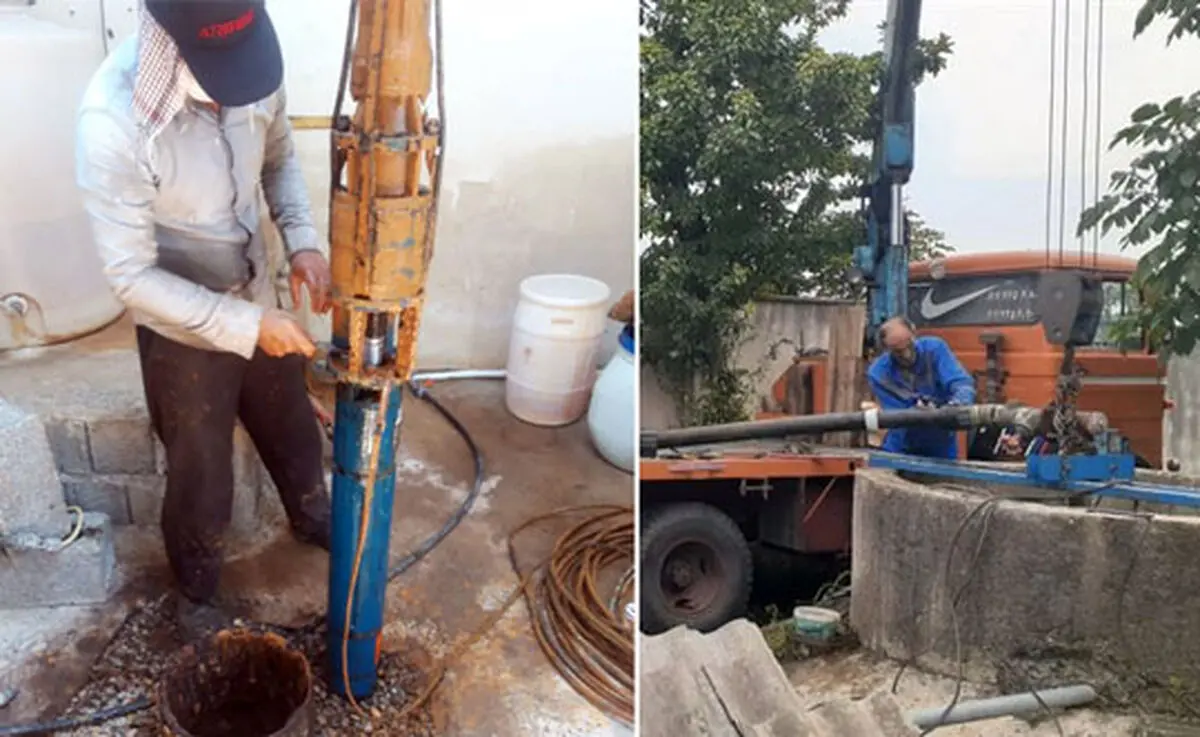 حل مشکل افت فشار آب شرب در روستای تلوری خرم‌آباد