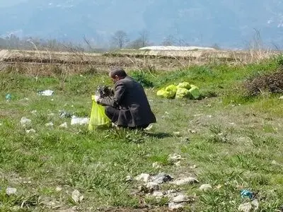 محکومیت راننده خودرو آلاینده محیط زیست به پاکسازی جاده رودسر از زباله