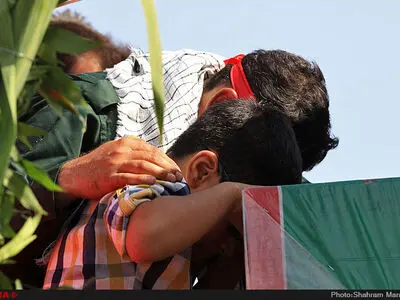 مراسم وداع با پیکر شهدای دفاع مقدس در کشور برگزار شد