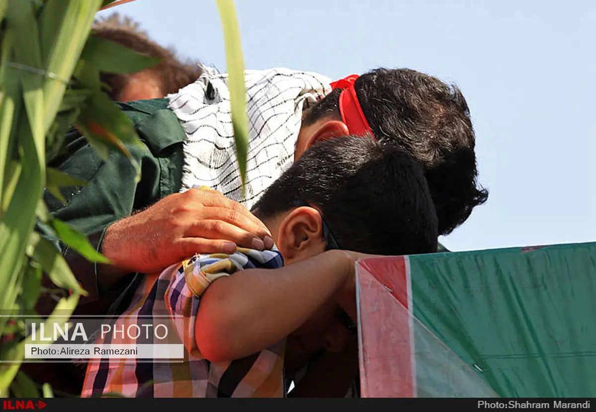 مراسم وداع با پیکر شهدای دفاع مقدس در کشور برگزار شد