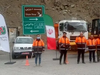 آماده‌باش راهداران در محورهای مواصلاتی و کوهستانی استان البرز