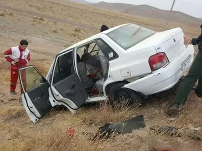 سقوط پراید به دره‌ای در باغملک با چهار کشته و زخمی 