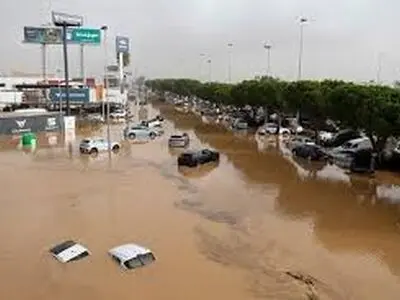 تصاویری از وقوع طوفان و سیل در اسپانیا/فیلم