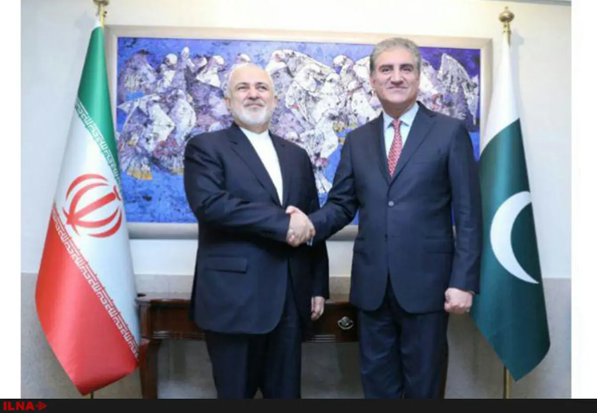 ظریف با وزیر امور خارجه پاکستان دیدار کرد
