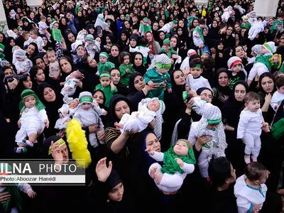همایش بزرگ شیرخوارگان حسینی در مصلی رشت