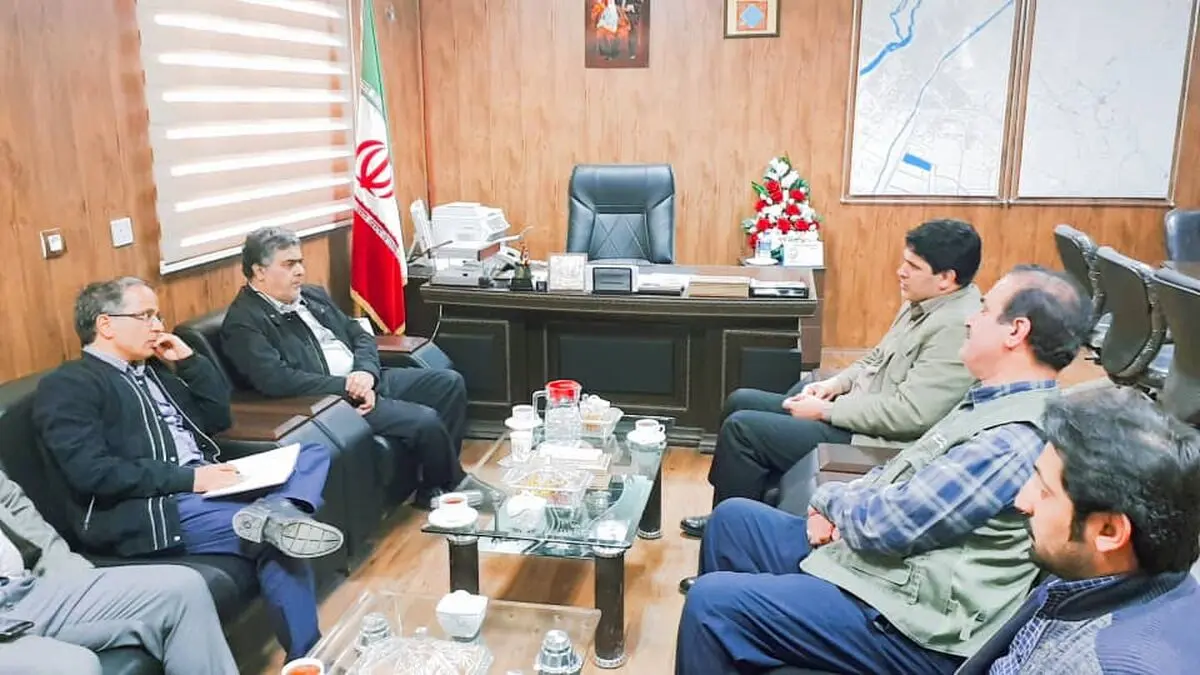 بررسی مسائل روستاهای در معرض سیل شهرستان حمیدیه با حضور مسئولان کشوری