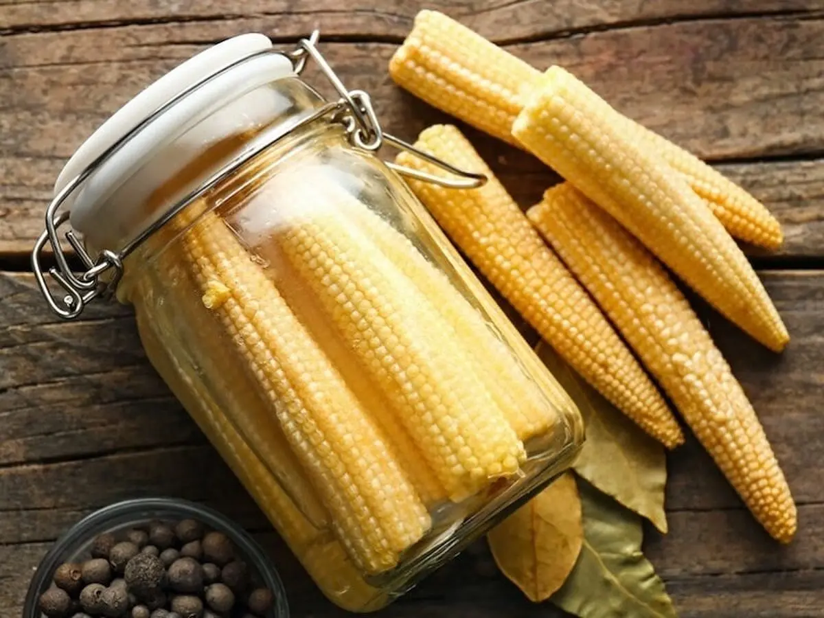 طرز تهیه ترشی بچه بلال