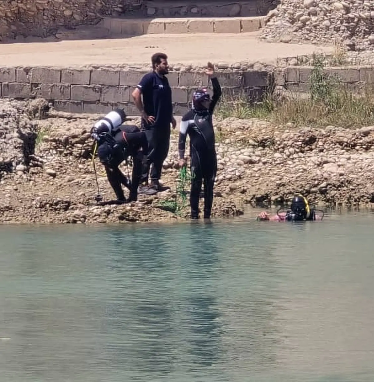 پیکر جوان غرق شده اهل شوش در رودخانه دز دزفول، پیدا شد