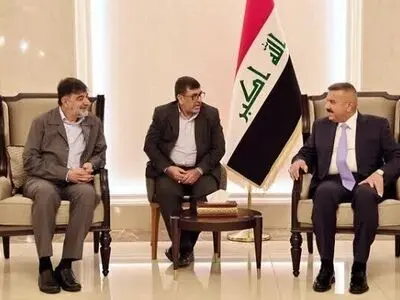 دیدار فرمانده کل انتظامی ایران با وزیر کشور عراق در بغداد

