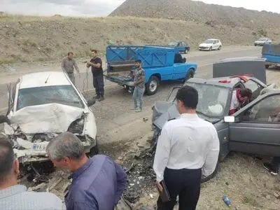 فوت و مصدومیت ۳ نفر از کارکنان برق منطقه‌ای فارس بر اثر تصادف 