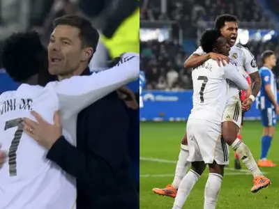 پیام وینیسیوس برای ژابی آلونسو با پاس گل و آغوش گرم!