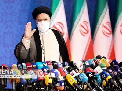 اولین نشست خبری سیدابراهیم رئیسی"رئیس جمهور منتخب"