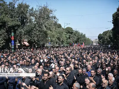 اجتماع بزرگ عزاداران قزوین در روز سقا برگزار شد