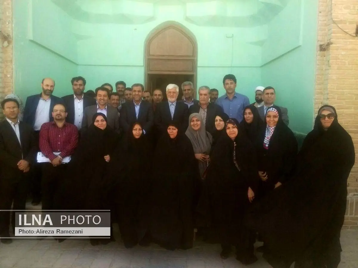 دیدار دکتر عارف از بخش فشافویه شهرستان ری