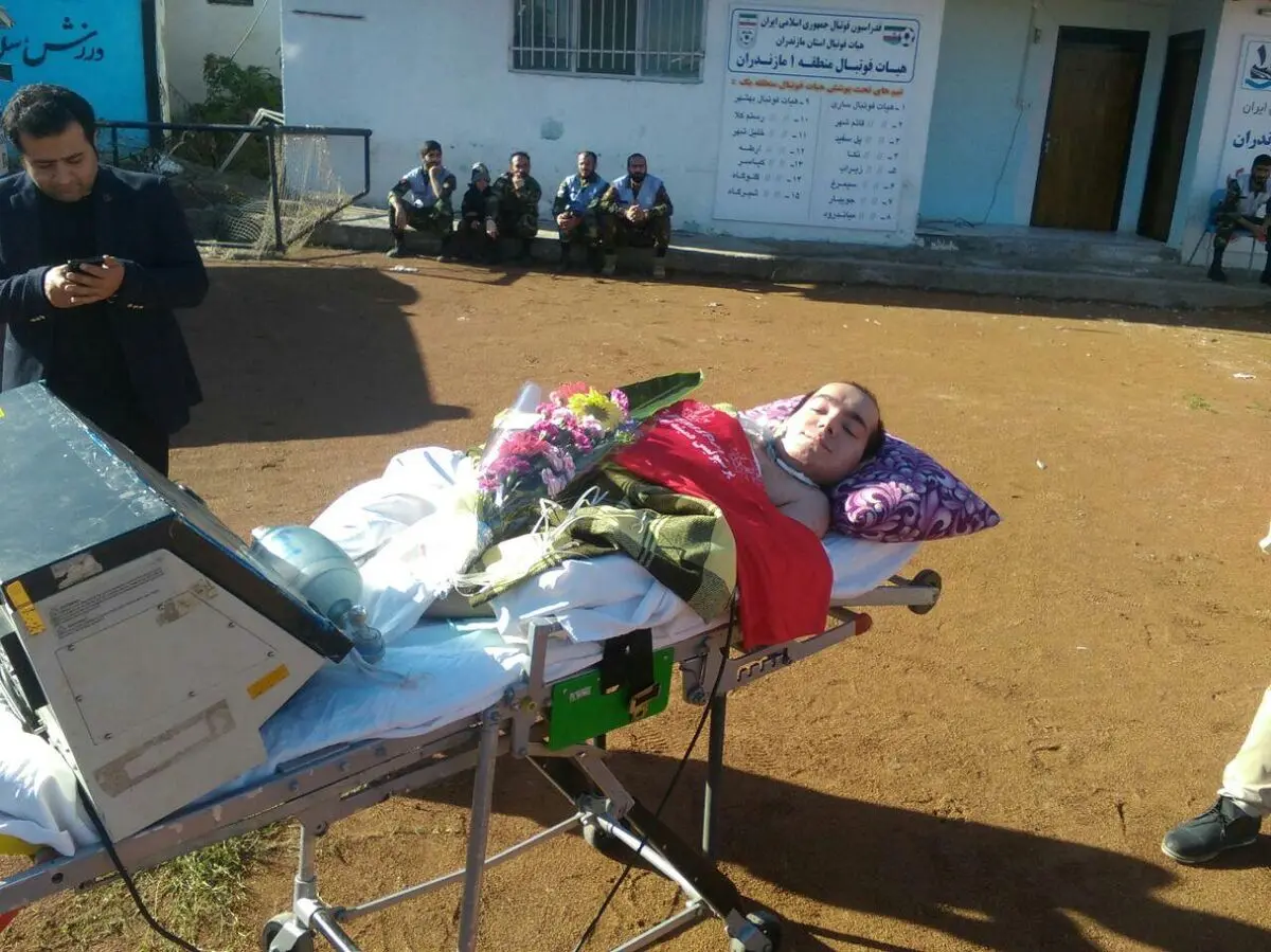  هوادار عجیب نساجی در ورزشگاه وطنی/عکس