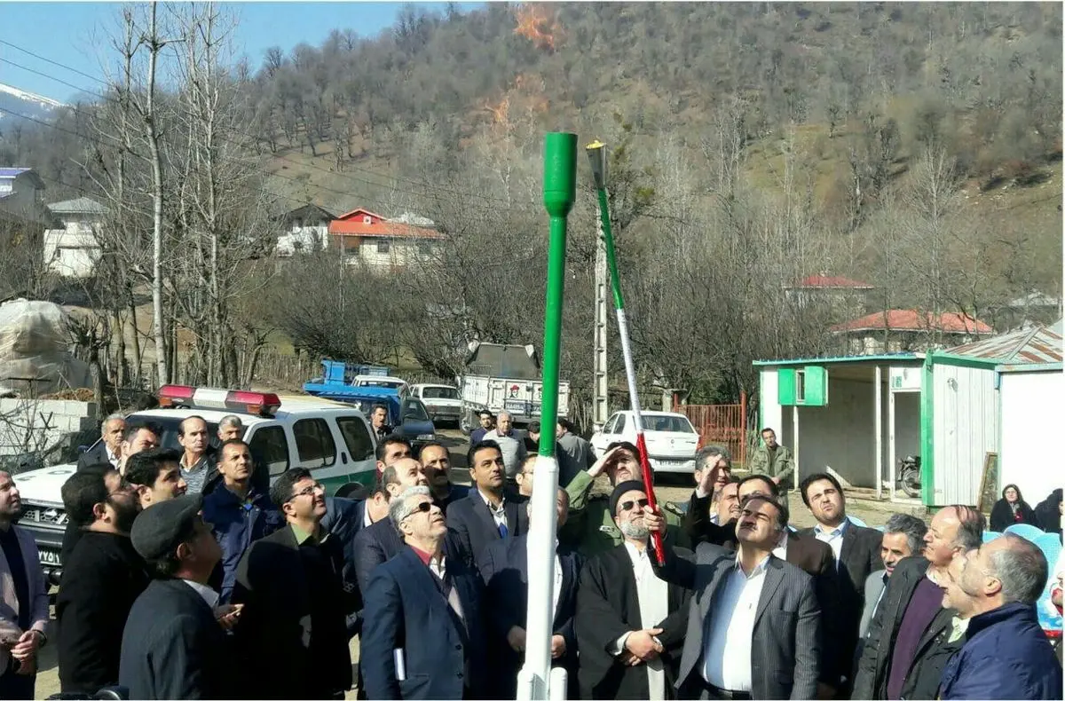 بهره‌مندی روستای خروم شهرستان ماسال از نعمت گاز طبیعی