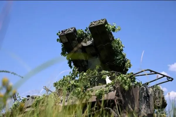 انهدام یک موشک اوکراین بر فراز بلگورود