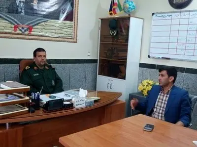 دیدار رئیس اداره کتابخانه ها با فرمانده تیپ حضرت مهدی«عج» اندیمشک