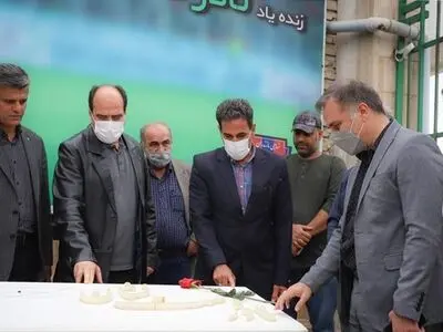 حضور سرپرست فدراسیون فوتبال بر مزار مرحوم نادر دست نشان