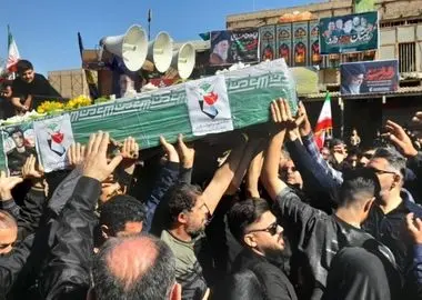 تشییع ۱۱ شهید حملات صهیونی امریکایی امروز در تبریز+ اسامی شهدا