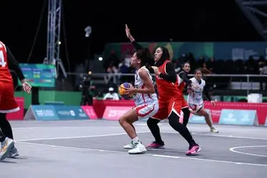 بازیهای کشورهای اسلامی؛ پیروزی تیم بسکتبال بانوان ایران برابر مصر