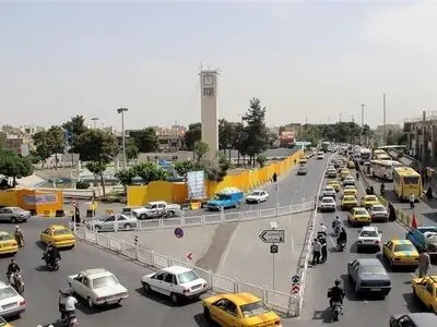 آشفتگی میدان مطهری قم به علت طرح‌های در حال انجام است