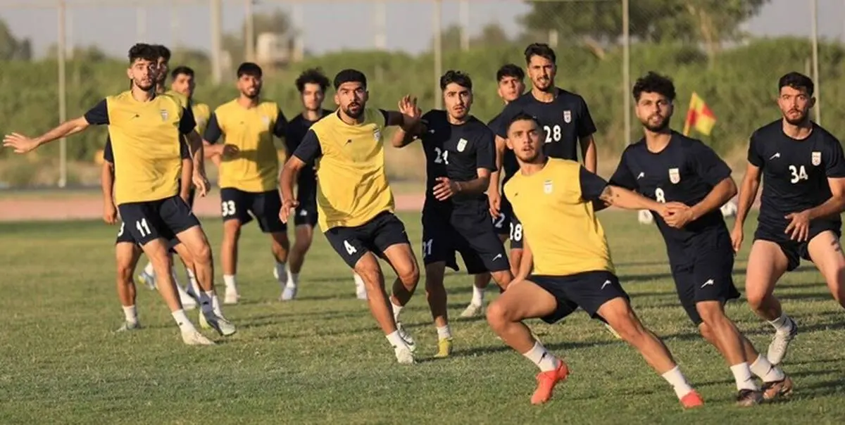 برگزاری آخرین تمرین امیدها برای شروع جام غرب آسیا