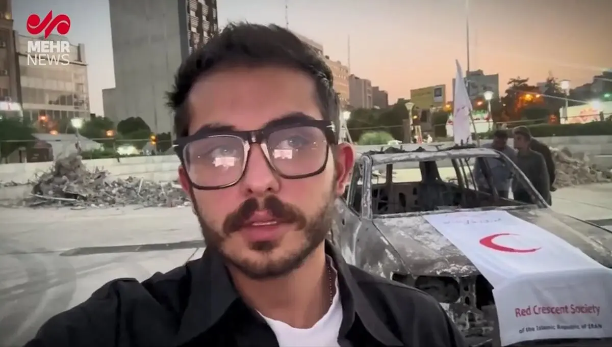واکنش ارسلان قاسمى بازیگر سینما به جنایات و حمله رژیم صهیونیستى به آمبولانس هلال احمر + فیلم