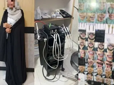 دستگیری دندانپزشک زن قلابی در رشت