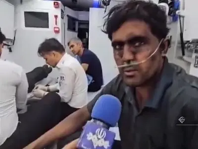 گفت‌وگو با برخی از مصدومان حادثه انفجار معدن در طبس + فیلم