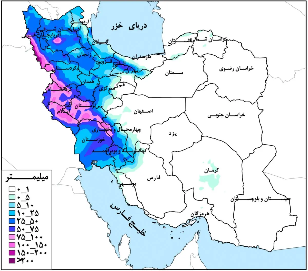 کدام مناطق کشور این هفته بارندگی دارند؟