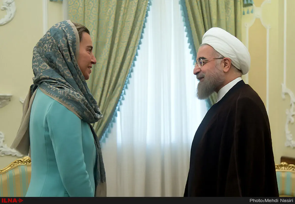 فیدریکا موغیرینی تزور ایران فی 5 آب/اغسطس