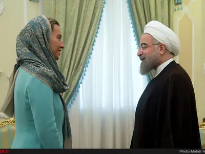 فیدریکا موغیرینی تزور ایران فی 5 آب/اغسطس