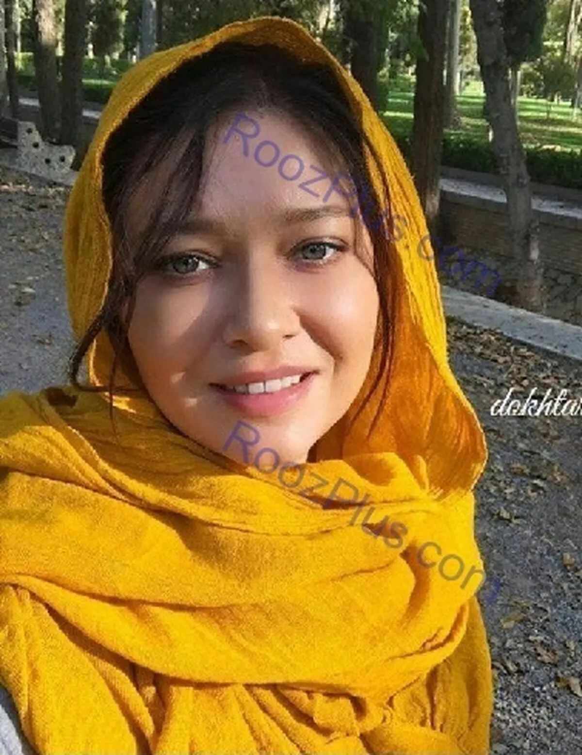 بازیگر زن ترکیه‌ای با حجابی خاص در ایران