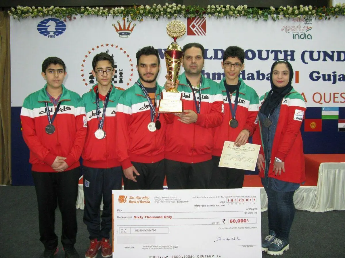 ایران به مدال برنز المپیاد شطرنج زیر ۱۶ سال جهان رسید