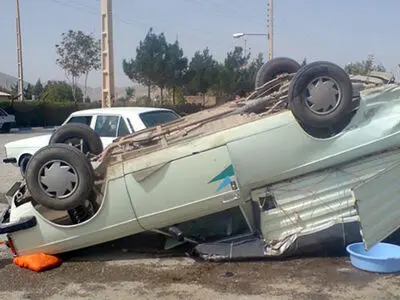 واژگونی وانت در محور کرمانشاه به کامیاران یک فوتی بر جا گذاشت