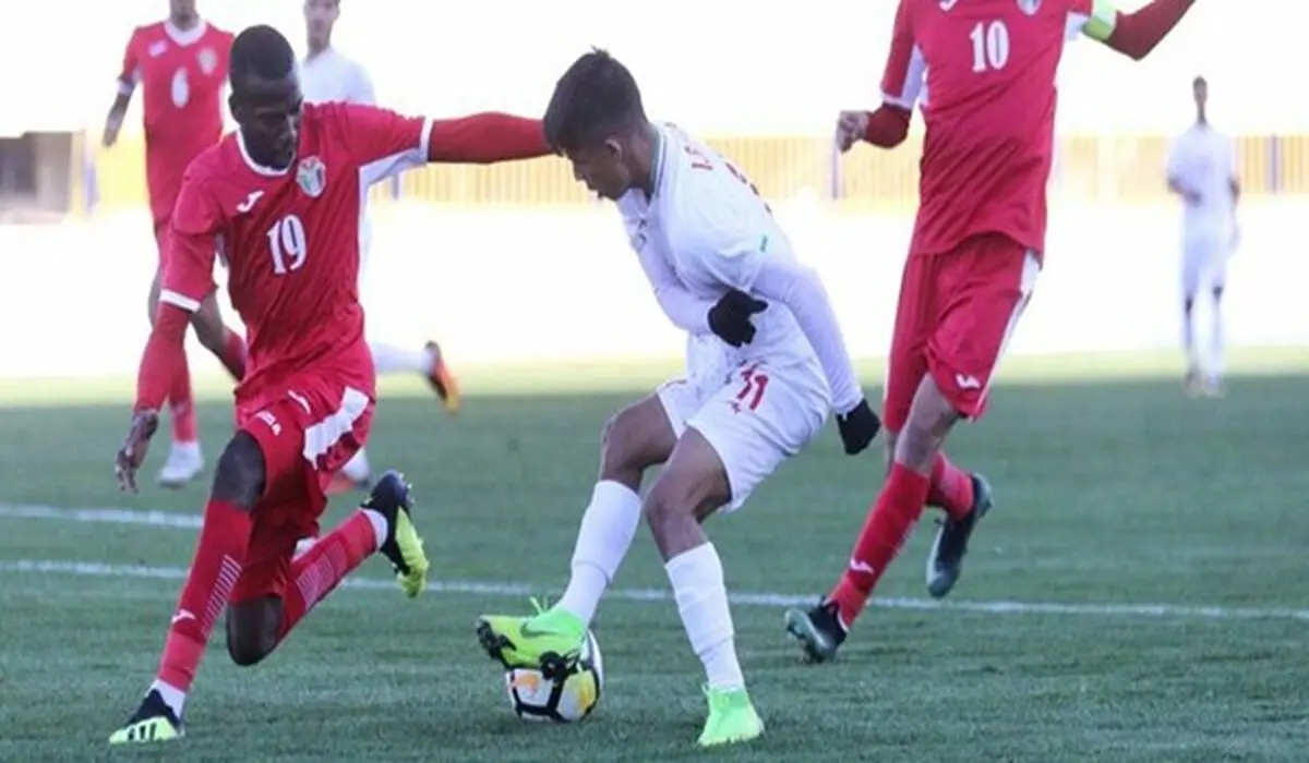 ایران والاردن یتعادلان اولمبیا فی مباراة ودیة