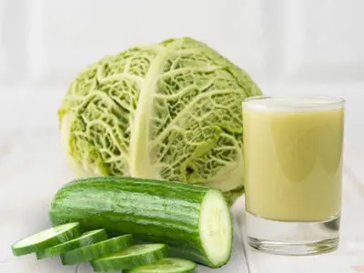 فواید نوشیدن آب خیار و کلم برای سلامتی
