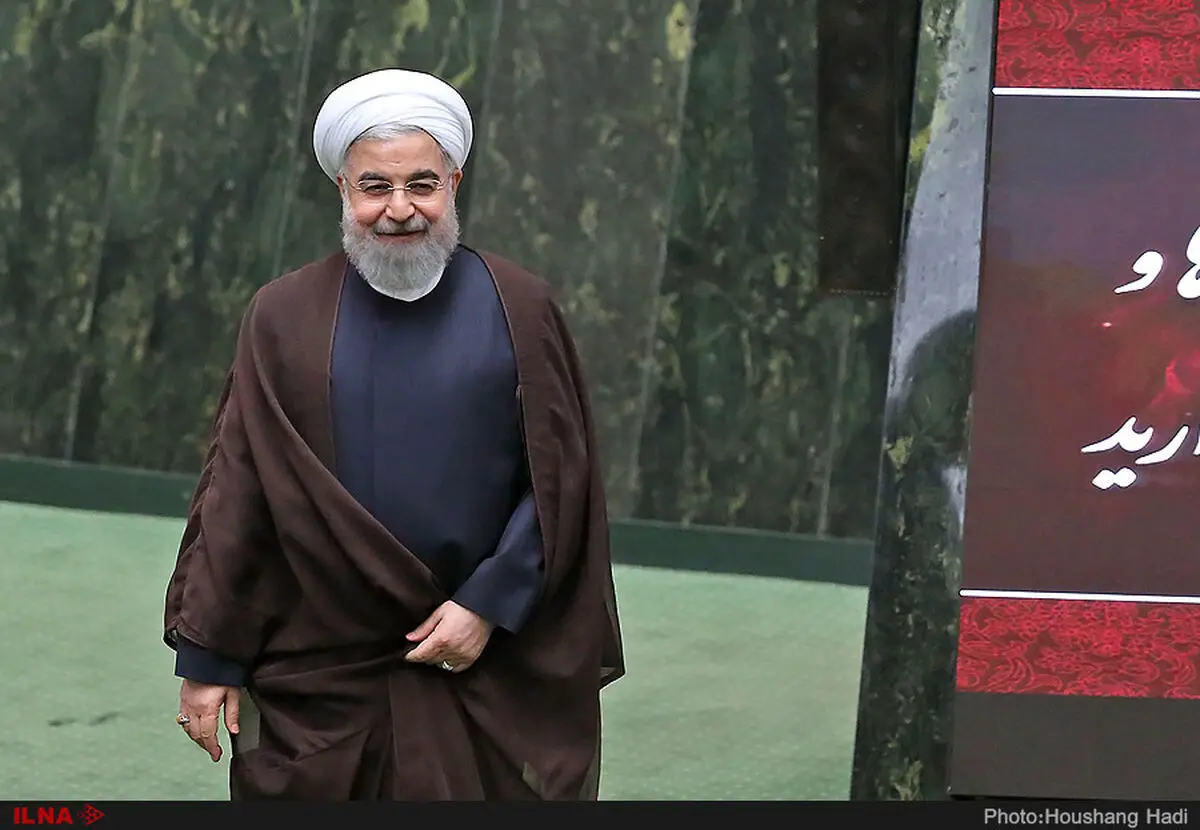 روحانی وارد صحن علنی مجلس شد