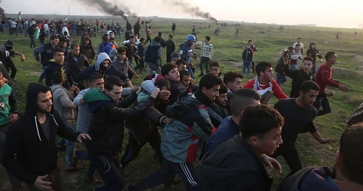 شهادت نوجوان مجروح فلسطینی در نوار غزه