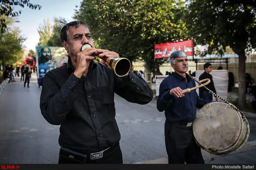 مراسم تاسوعای حسینی در فرخشهر