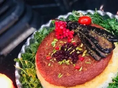 طرز تهیه ته چین کباب تابه‌ای لذیذ برای مهمانی